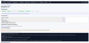 Quality System Review Summary Screen v0.4x